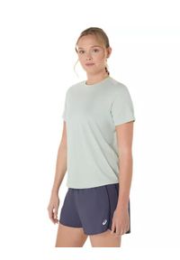 Koszulka damska Asics. Kolor: szary. Materiał: materiał #2