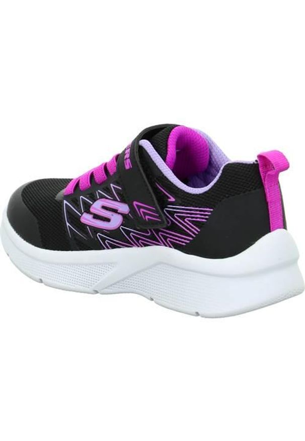 skechers - Buty do chodzenia dla dzieci Skechers Bold Delight. Zapięcie: rzepy. Kolor: czarny. Materiał: materiał, syntetyk. Szerokość cholewki: normalna. Sport: turystyka piesza