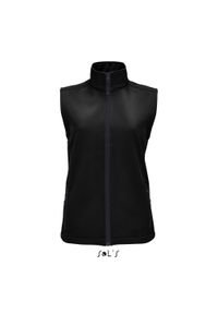 SOL'S - Damska kamizelka softshell sm Sol's Race Bw. Kolor: czarny. Materiał: softshell #1