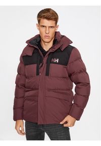 Helly Hansen Kurtka puchowa Explorer Puffy Jacket 53994 Bordowy Regular Fit. Kolor: czerwony. Materiał: syntetyk