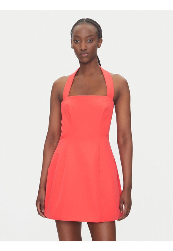 BARDOT - Bardot Sukienka koktajlowa 59857DB Czerwony Slim Fit. Kolor: czerwony. Materiał: syntetyk. Styl: wizytowy