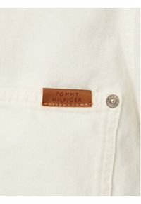 TOMMY HILFIGER - Tommy Hilfiger Kurtka jeansowa MW0MW45096 Biały Regular Fit. Kolor: biały. Materiał: bawełna #2