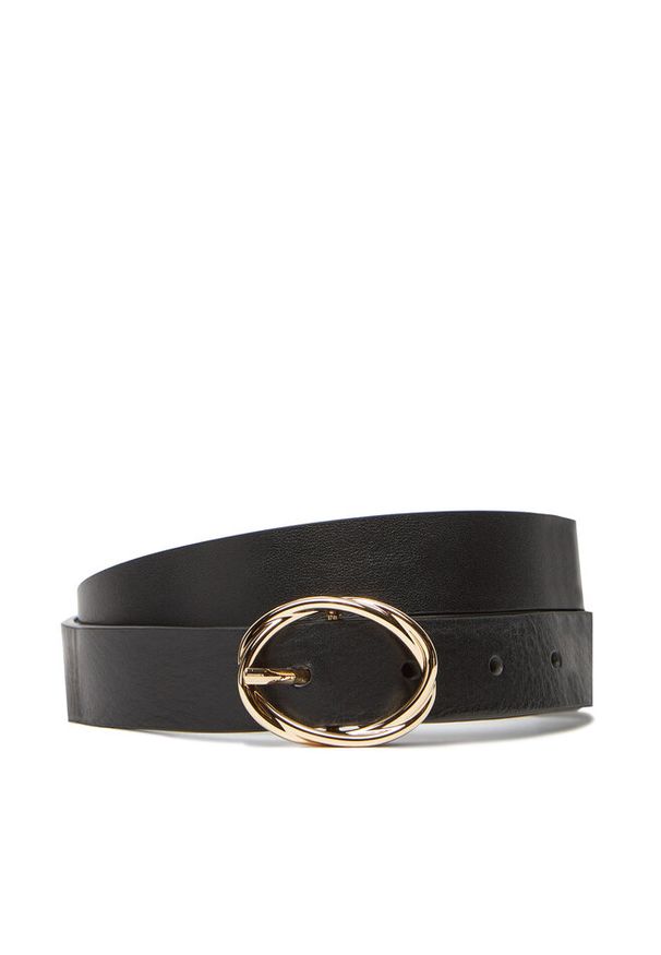 TOMMY HILFIGER - Pasek Damski Tommy Hilfiger. Kolor: czarny