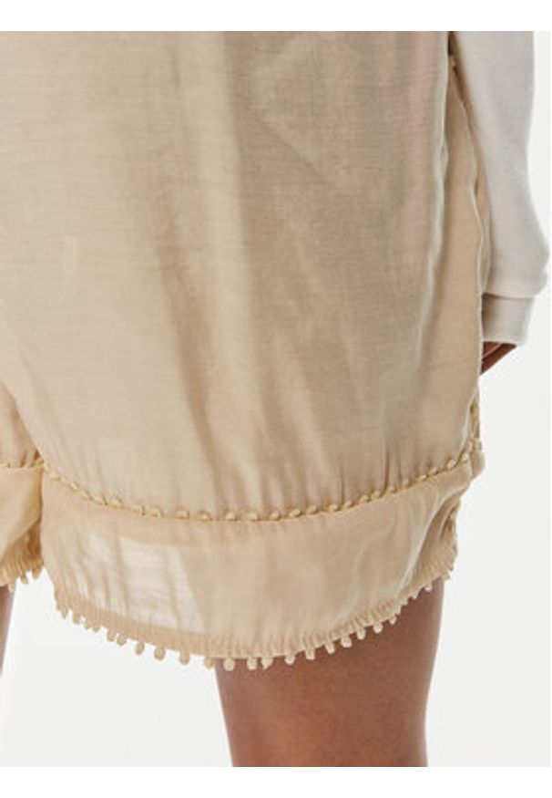 Munthe Szorty materiałowe Ohimo 242140224232 Beżowy Loose Fit. Kolor: beżowy. Materiał: materiał