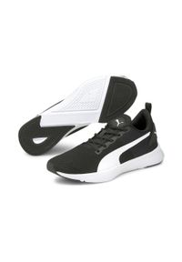 Buty do biegania męskie Puma Flyer Runner. Kolor: biały, czarny, wielokolorowy. Materiał: guma, tkanina