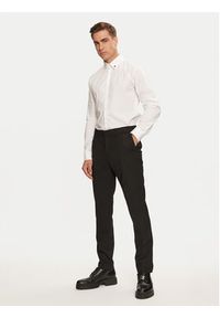 Hugo Koszula Ermo 50528474 Biały Slim Fit. Kolor: biały. Materiał: bawełna #4