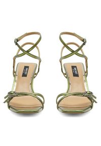 Nine West Sandały ZL23014CC Zielony. Kolor: zielony. Materiał: syntetyk #2