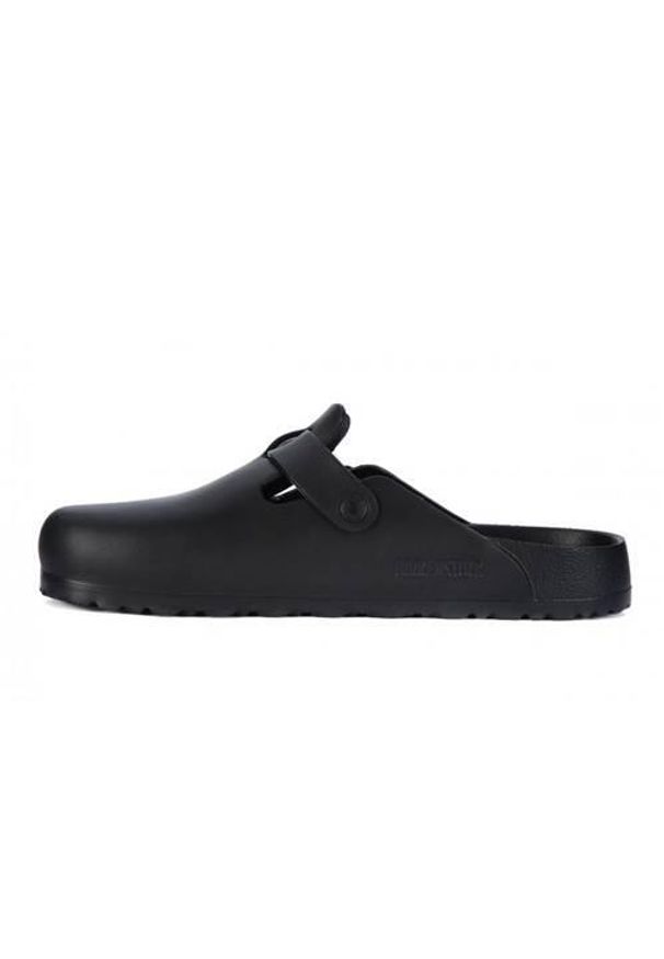 Klapki męskie Birkenstock Boston Eva. Zapięcie: bez zapięcia. Kolor: czarny. Materiał: syntetyk, materiał. Szerokość cholewki: normalna. Sport: turystyka piesza