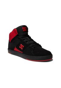 DC Shoes - Buty dla Mężczyzn DC CURE. Kolor: czerwony, różowy, wielokolorowy. Materiał: poliester, skóra, materiał, syntetyk. Szerokość cholewki: normalna #1