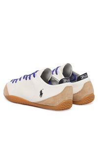 Polo Ralph Lauren Sneakersy 804P15629006 Kremowy. Kolor: kremowy. Materiał: zamsz, skóra #3