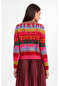 Weekend Max Mara - Sweter z wełną alpaka Glenda WEEKEND MAX MARA. Materiał: wełna, prążkowany. Wzór: nadruk, paski, ze splotem #4