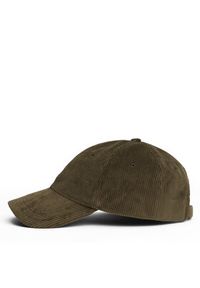 TOMMY HILFIGER - Tommy Hilfiger Czapka z daszkiem Th Flag 6 Panel Cord Cap AM0AM13583 Zielony. Kolor: zielony. Materiał: poliester, materiał