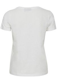Fransa T-Shirt 20611872 Biały Regular Fit. Kolor: biały. Materiał: bawełna #5