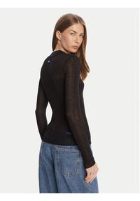 Hugo - HUGO Sweter Slumy_B 50543045 Czarny Slim Fit. Kolor: czarny. Materiał: wiskoza