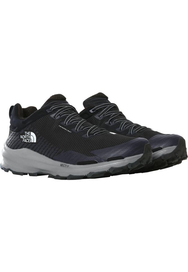 Buty do chodzenia męskie The North Face Vectiv Fastpack Mid Futurelight. Zapięcie: sznurówki. Kolor: szary. Materiał: tkanina, materiał, guma, syntetyk. Szerokość cholewki: normalna. Sport: turystyka piesza