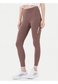 Adidas - adidas Legginsy Terrex Multi JM0422 Brązowy Slim Fit. Kolor: brązowy. Materiał: syntetyk #1