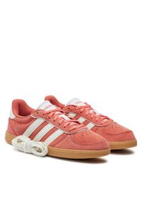 Adidas - adidas Sneakersy Breaknet Sleek IH5470 Pomarańczowy. Kolor: pomarańczowy. Materiał: zamsz, skóra