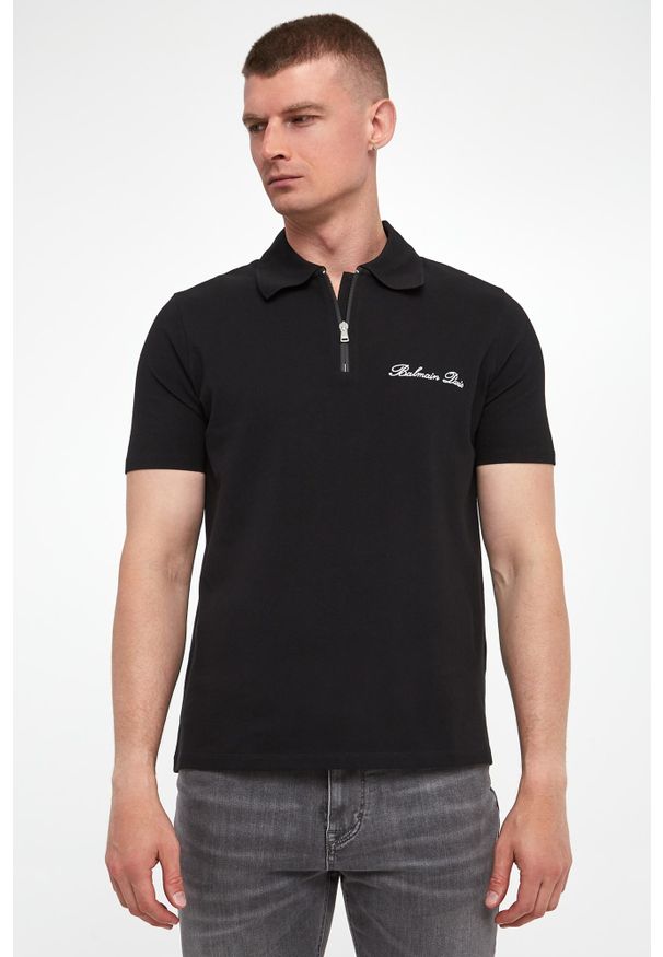 Balmain - Polo męskie BALMAIN. Typ kołnierza: polo