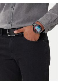 Diesel Zegarek Mega Chief Slim DZ4689 Czarny. Kolor: czarny