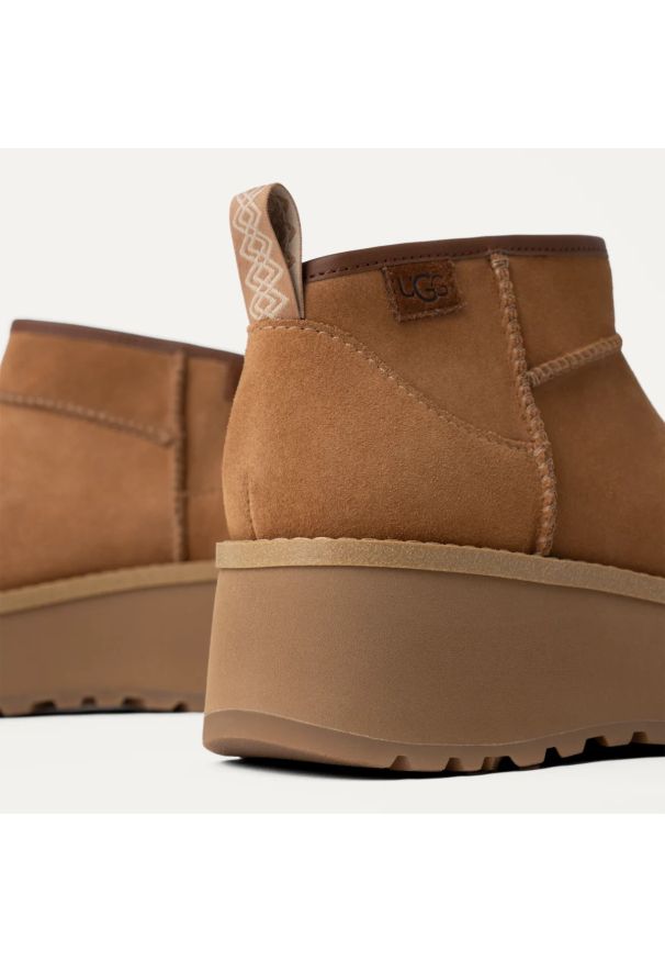 Ugg - Buty zimowe damskie UGG Cityfunc Ultra Mini Boot. Kolor: brązowy. Sezon: zima