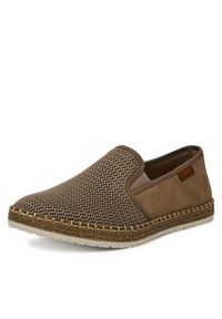 Rieker Espadryle B5265-65 Beżowy. Kolor: beżowy. Materiał: materiał #6