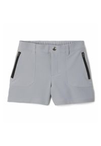 columbia - Krótkie Spodenki Turystyczne Dziecięce Columbia Daytrekker Short. Kolor: szary. Długość: krótkie. Styl: sportowy. Sport: turystyka piesza
