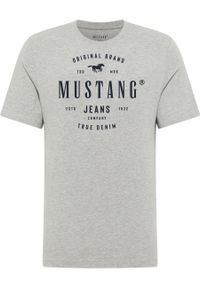 Męski T-Shirt Mustang Style Alex Mid Grey Mélange 1017332 4140 #1