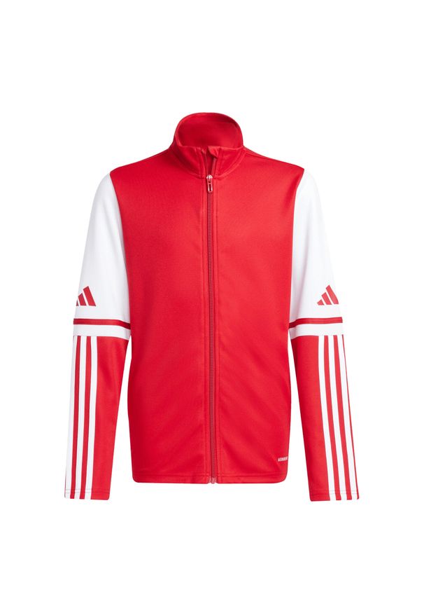 Adidas - Bluza dla dzieci adidas Squadra 25 Training. Kolor: wielokolorowy, biały, czerwony. Materiał: poliester. Sport: fitness