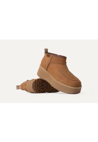 Ugg - Buty zimowe damskie UGG Cityfunc Ultra Mini Boot. Kolor: brązowy. Sezon: zima #4