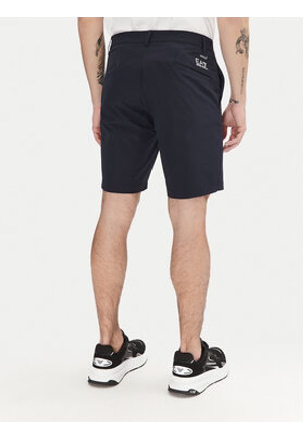 EA7 Emporio Armani Szorty sportowe 7M000194 AF14589 UB102 Granatowy Regular Fit. Kolor: niebieski. Materiał: syntetyk