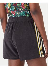Adidas - adidas Szorty sportowe Terry Towel Firebird KD1398 Czarny Loose Fit. Kolor: czarny. Materiał: bawełna #5