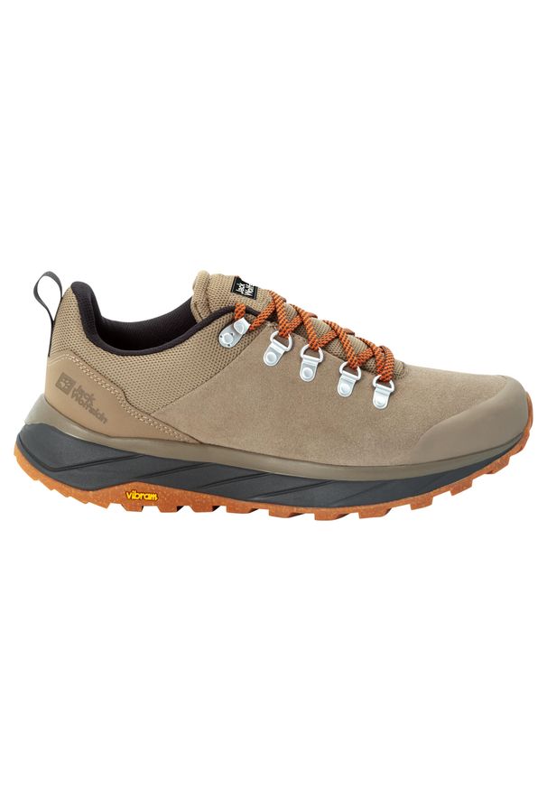 Buty trekkingowe męskie Jack Wolfskin Terraventure Urban Low. Zapięcie: sznurówki. Kolor: wielokolorowy, szary, brązowy. Materiał: guma, zamsz, materiał, syntetyk. Szerokość cholewki: normalna