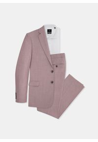 Pako Lorente - PAKO LORENTE – Różowe spodnie garniturowe P22SP-6G-003-W-S. Kolor: różowy. Materiał: wełna. Wzór: gładki. Styl: elegancki #2