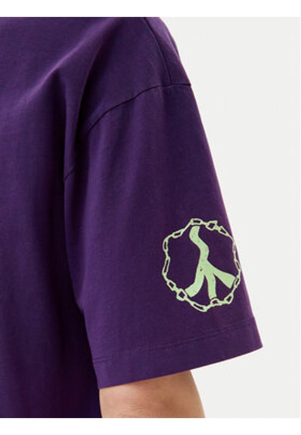 Volcom Sukienka codzienna Filip Rygalski B1312516 Fioletowy Loose Fit. Okazja: na co dzień. Kolor: fioletowy. Materiał: bawełna. Typ sukienki: proste. Styl: casual