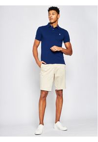 Polo Ralph Lauren Polo Core Replen 710795080 Granatowy Slim Fit. Typ kołnierza: polo. Kolor: niebieski. Materiał: bawełna #3