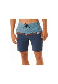 Spodenki surfingowe męskie Rip Curl Swc Fungi Layday Granatowy. Kolor: niebieski