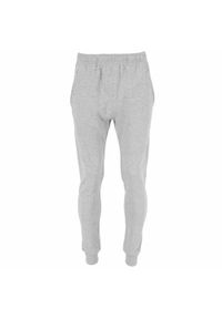 STANNO - Spodnie dresowe dziecięce Stanno Base. Kolor: szary. Materiał: dresówka. Sport: bieganie, joga i pilates, fitness #1