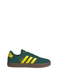 Adidas - Buty VL Court 3.0. Kolor: zielony, żółty, wielokolorowy. Materiał: skóra #1