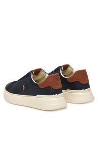 Polo Ralph Lauren Sneakersy 809P07170002 Granatowy. Kolor: niebieski. Materiał: skóra #4
