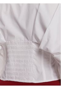 Karl Lagerfeld - KARL LAGERFELD Koszula 240W1602 Biały Regular Fit. Typ kołnierza: dekolt w karo. Kolor: biały. Materiał: bawełna #5