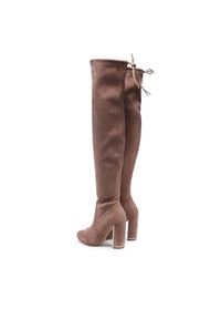 DeeZee Kozaki WYL2037-1 Beżowy. Kolor: beżowy. Materiał: materiał #6