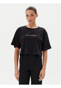 Calvin Klein Underwear T-Shirt LV00QS7470 Czarny Boxy Fit. Kolor: czarny. Materiał: bawełna