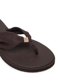 TOMMY HILFIGER - Tommy Hilfiger Japonki Th Scandi Soft Summer Sandal FW0FW09421 Brązowy. Kolor: brązowy. Materiał: materiał #5