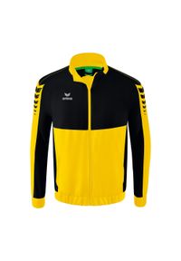 ERIMA - Kurtka prezentacyjna Erima Six Wings. Kolor: żółty, wielokolorowy, czarny. Materiał: materiał. Sport: piłka ręczna #1