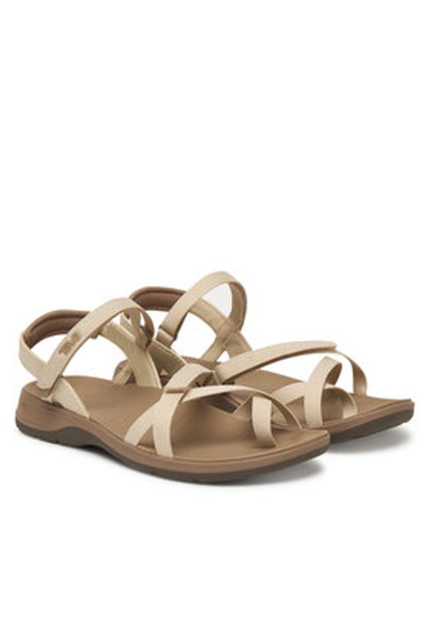 Teva Sandały Tirratraveler Slingback 1173702 Beżowy. Kolor: beżowy. Materiał: materiał