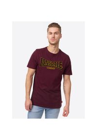 T-shirt o wąskim kroju Lonsdale Classic. Kolor: czerwony #1