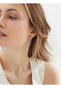 Guess Kolczyki JUBE05 030JW Srebrny. Materiał: metalowe. Kolor: srebrny