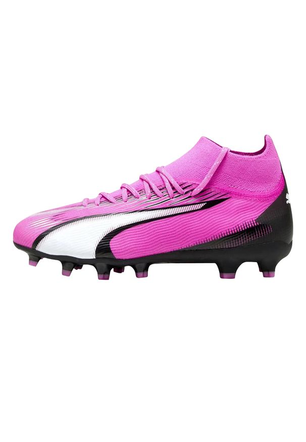 Puma - Buty Piłkarskie Ultra Pro Dla Dzieci. Kolor: różowy. Sport: piłka nożna