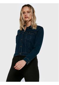 Noisy may - Noisy May Kurtka jeansowa Debra 27001163 Granatowy Slim Fit. Kolor: niebieski. Materiał: jeans, bawełna #4