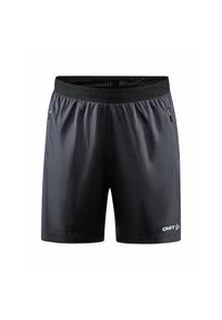 Spodnie treningowe damskie Craft Evolve Zip Pocket. Kolor: niebieski, szary, wielokolorowy. Materiał: syntetyk, materiał. Długość: krótkie. Sport: fitness